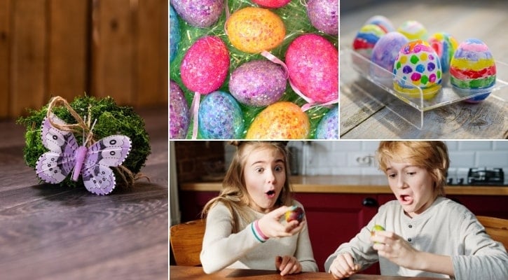 Διακοσμητικά πασχαλινά αυγά Πασχαλινές κατασκευές για παιδιά