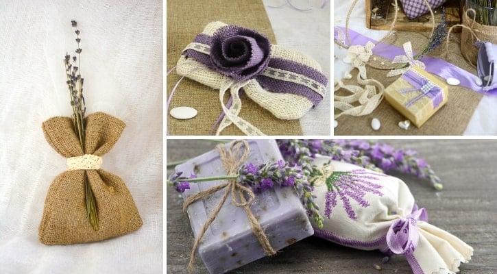 Μπομπονιέρες με λεβάντα ιδεες