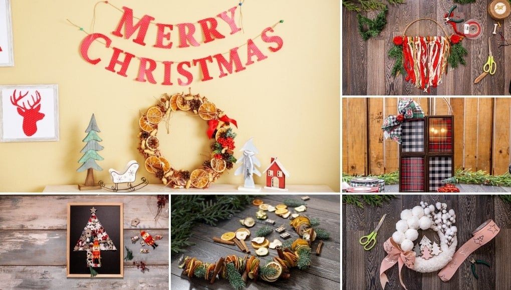 Χριστουγεννιάτικες Κατασκευές Τοίχου