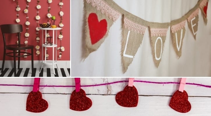 Ρομαντικές γιρλάντες και μποες