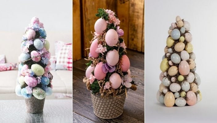 Πασχαλινές Ιδέες Διακόσμησης Πασχαλινό δέντρο με αυγά