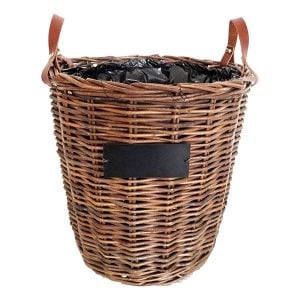 ΚΑΛΑΘΙ ΒΕΡΓΙΝΟ ΣΤΡΟΓΓΥΛΟ 41Χ40CM ΜΑΥΡΟΠΙΝΑΚΑΣ ΚΑΦΕ