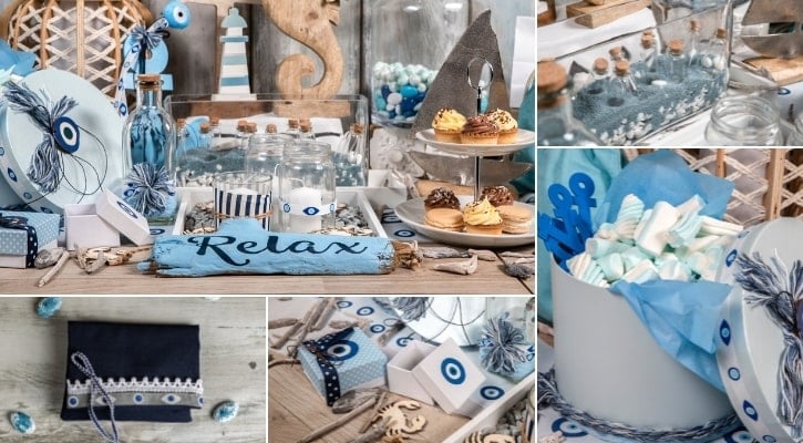 Νησιώτικη βάπτιση αγοριού ματάκι