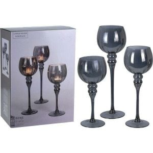 ΚΗΡΟΠΗΓΙΟ ΓΥΑΛΙΝΟ 10,5Χ35CM ΜΕΤΑΛΛΙΖΕ ΑΣΗΜΙ