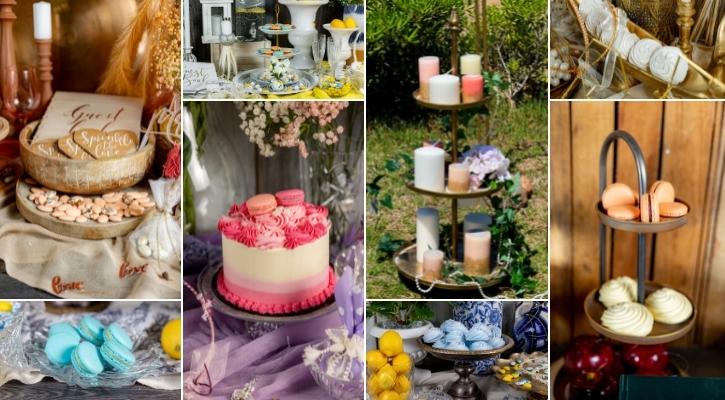 Δίσκοι, εταζέρες και πιατέλες για γάμο