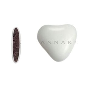 ΚΟΥΦΕΤΑ ΚΑΡΔΙΑ ΜΕΣΑΙΑ 1KG ΠΕΡΙΠΟΥ 540 ΤΕΜΑΧΙΑ (ΛΕΥΚΟ)