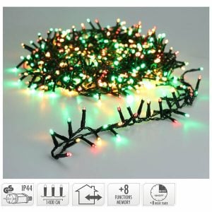 ΛΑΜΠΑΚΙΑ 700LED MICRO 14M WARM/ΚΟΚΚΙΝΟ/ΠΡΑΣΙΝΟ ΦΩΣ ΚΑΙ ΠΡΟΓΡΑΜΜΑ