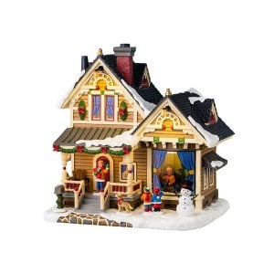 ΣΠΙΤΙ LEMAX CHRISTMAS EVE AT GRANDMA'S 20.5X20X15CM BATTERY OPERATED (4.5V)