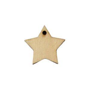 ΑΣΤΕΡΙ ΞΥΛΙΝΟ 3CM ΣΕΤ/20 ΦΥΣΙΚΟ