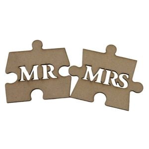 ΠΑΖΛ ΞΥΛΙΝΟ MR. & MRS ΣΕΤ/2 13CM