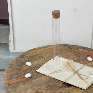 ΣΩΛΗΝΑΣ ΓΥΑΛΙΝΟΣ ΜΕ ΦΕΛΛΟ 2,5Χ20CM