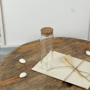 ΣΩΛΗΝΑΣ ΓΥΑΛΙΝΟΣ ΜΕ ΦΕΛΛΟ 3,5X12CM