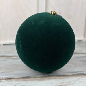 ΧΡΙΣΤΟΥΓΕΝΝΙΑΤΙΚΗ ΜΠΑΛΑ ΒΕΛΟΥΔΙΝΗ 25CM (ΠΡΑΣΙΝΟ)